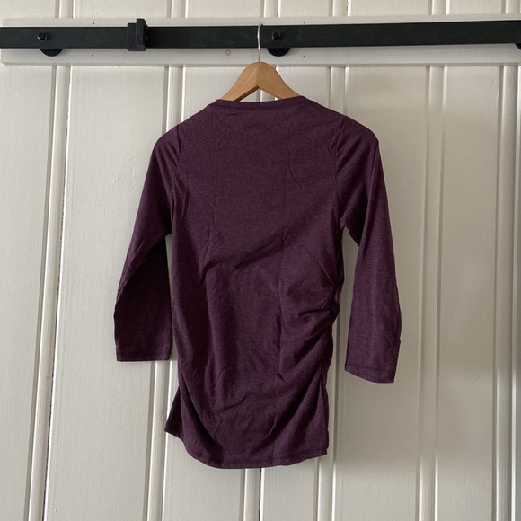 Plum Woolrich long sleeve tee - Picture 2 of 5